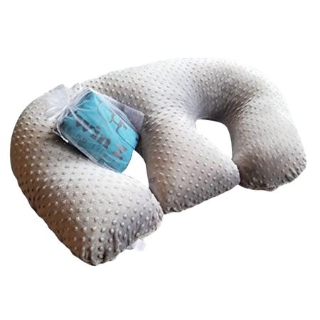 Twin Z Pillow The 6 uses in 1 Twin Pillow ! Grey Plus Free Travel Bag!