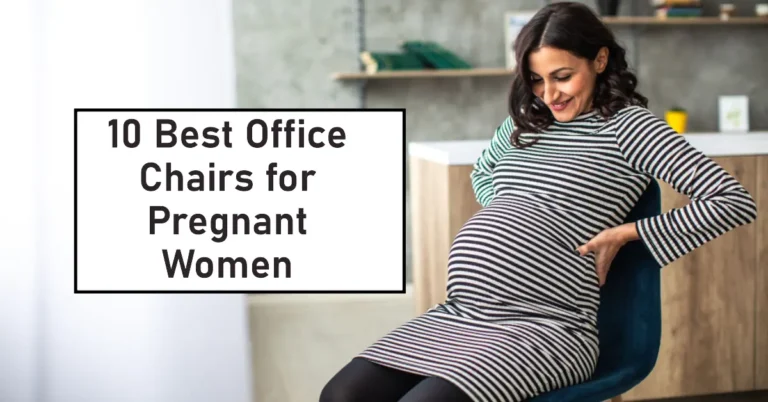 a pregnant woman sitting in a chair