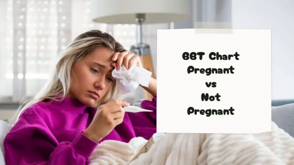 A woman checking her body temperature - BBT Chart Pregnant vs Not Pregnant