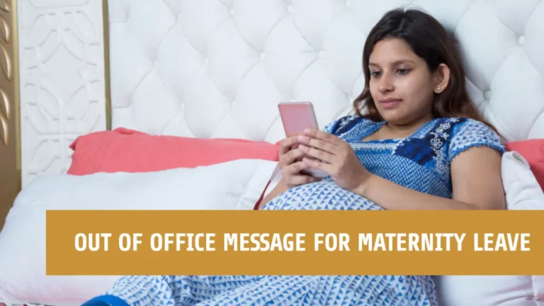 Out Of Office Message For Maternity Leave