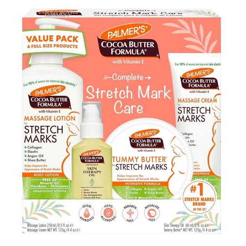 Palmer's Cocoa Butter Formula Pregnancy Skin Care Kit for Stretch Marks and Scars