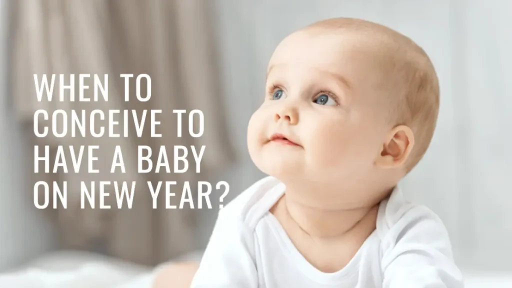 A smiling baby - When To Conceive To Have A Baby On New Year