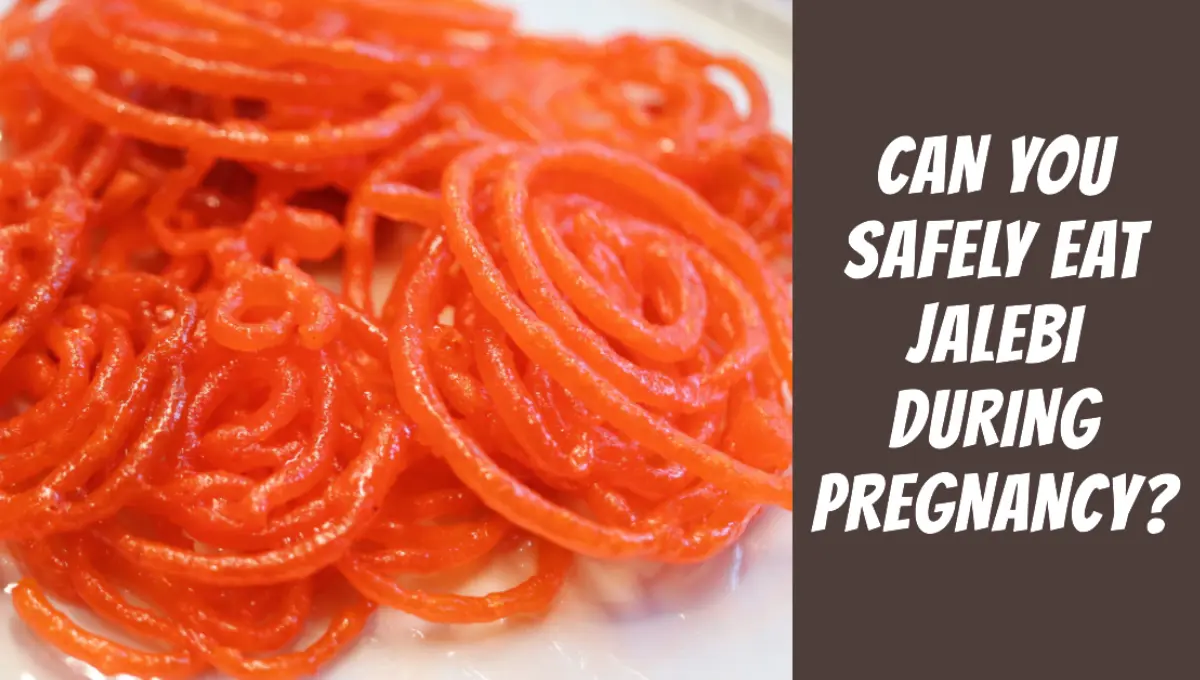 red jalebis on a white plate