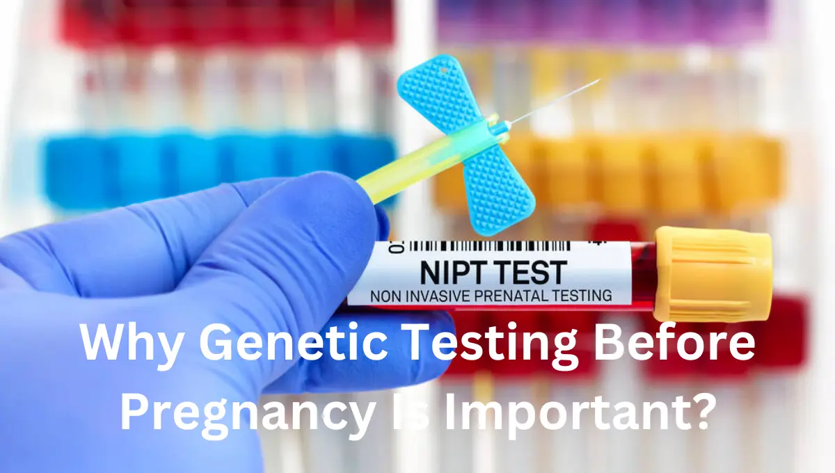Blood sample of patient for Non invasive Prenatal Testing test NIPT in laboratory - Genetic Testing Before Pregnancy
