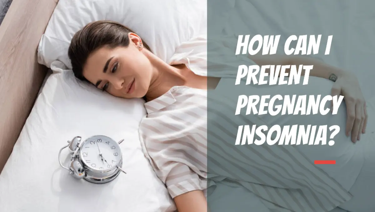 pregnant woman lying near alarm clock on pillow