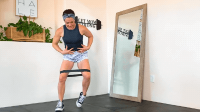 banded lateral shuffle