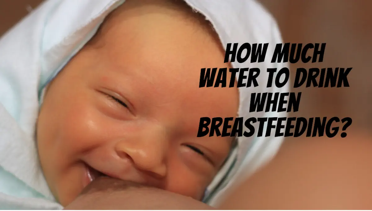 Breast-feeding a newborn baby is feeding and smiling like an angel