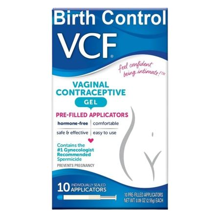 VCF Vaginal Contraceptive Gel Prefilled Applicators with Spermicide,