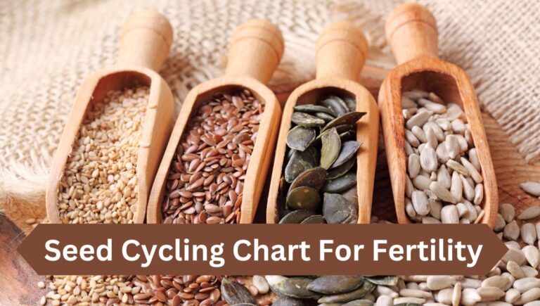 Seed Cycling Chart for Fertility Natural Way to Balance Hormones