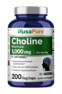 NusaPure Natural Choline Supplement