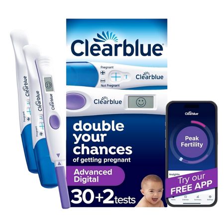 Clearblue Advanced Digital Ovulation Test Kit, 32 Ct
