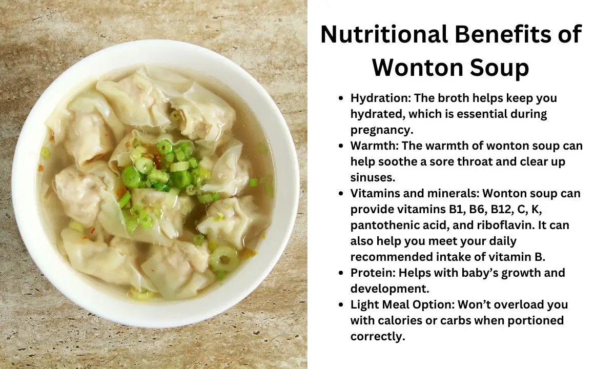 Nutritional Benefits of Wonton Soup