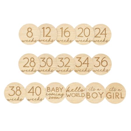 Pearhead Pregnancy Milestone Stickers
