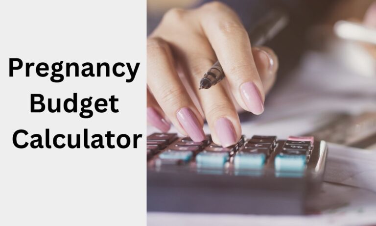 Free Online Pregnancy Budget Calculator