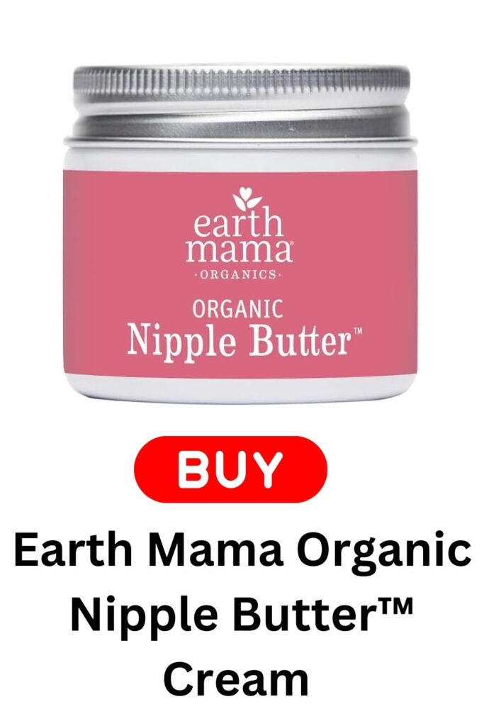 Earth Mama Organic Nipple Butter™ | Nipple Cream Safe for Breastfeeding | Postpartum Essentials for Nursing | Non Lanolin Nipple Cream, 2-Fluid Ounce