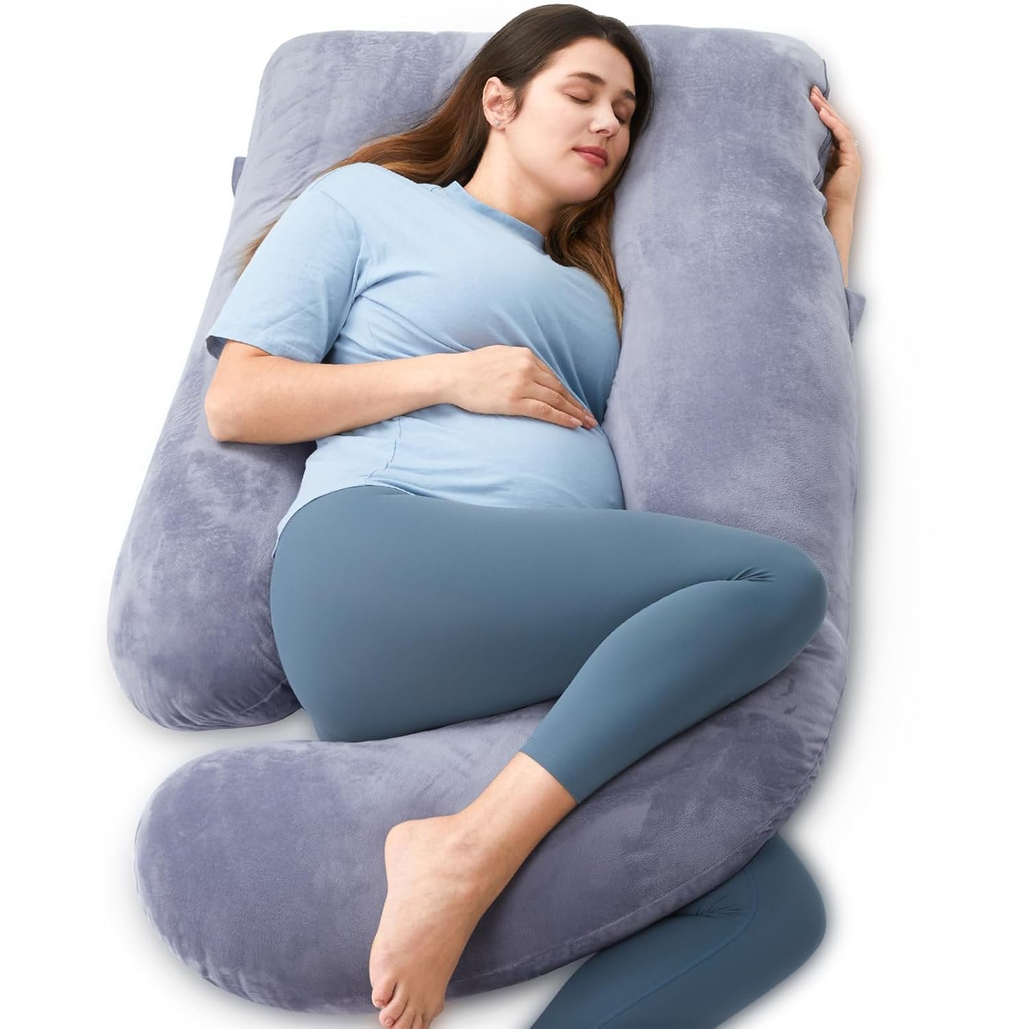 35 Pregnancy Must Haves in 2026: What You Actually Need (Tested & Mom-Approved) 13 Momcozy U-Shaped Full Body Pregnancy Pillow, 57 Inch