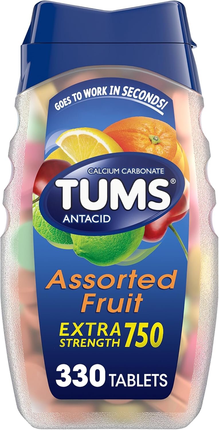 35 Pregnancy Must Haves in 2026: What You Actually Need (Tested & Mom-Approved) 22 TUMS Extra Strength Chewable Antacid Tablets (330 Count)