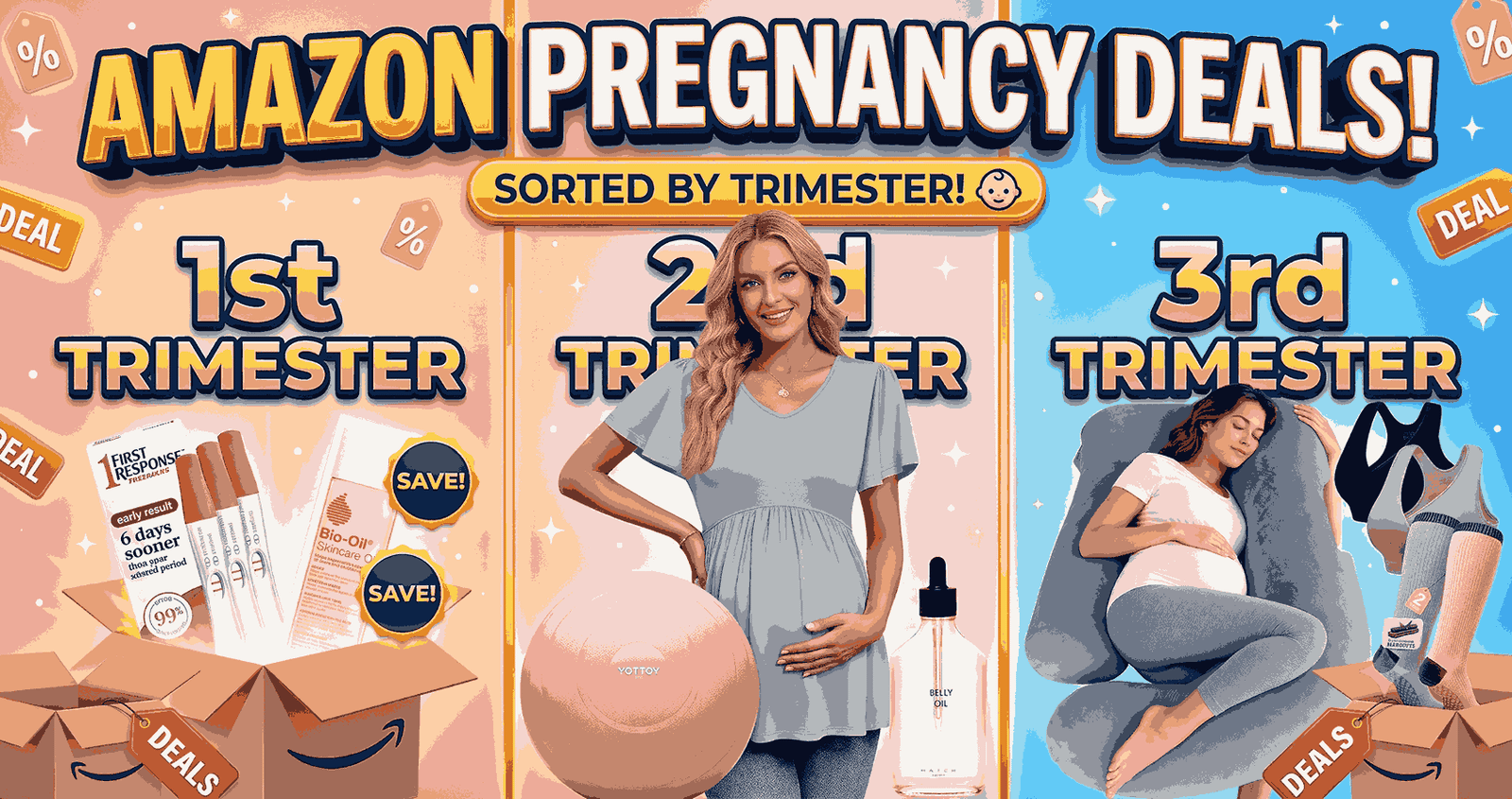 19 Best Amazon Pregnancy Deals Right Now (2026): Sorted by Trimester 1 19 best Amazon pregnancy deals right now 2026 sorted by trimester
