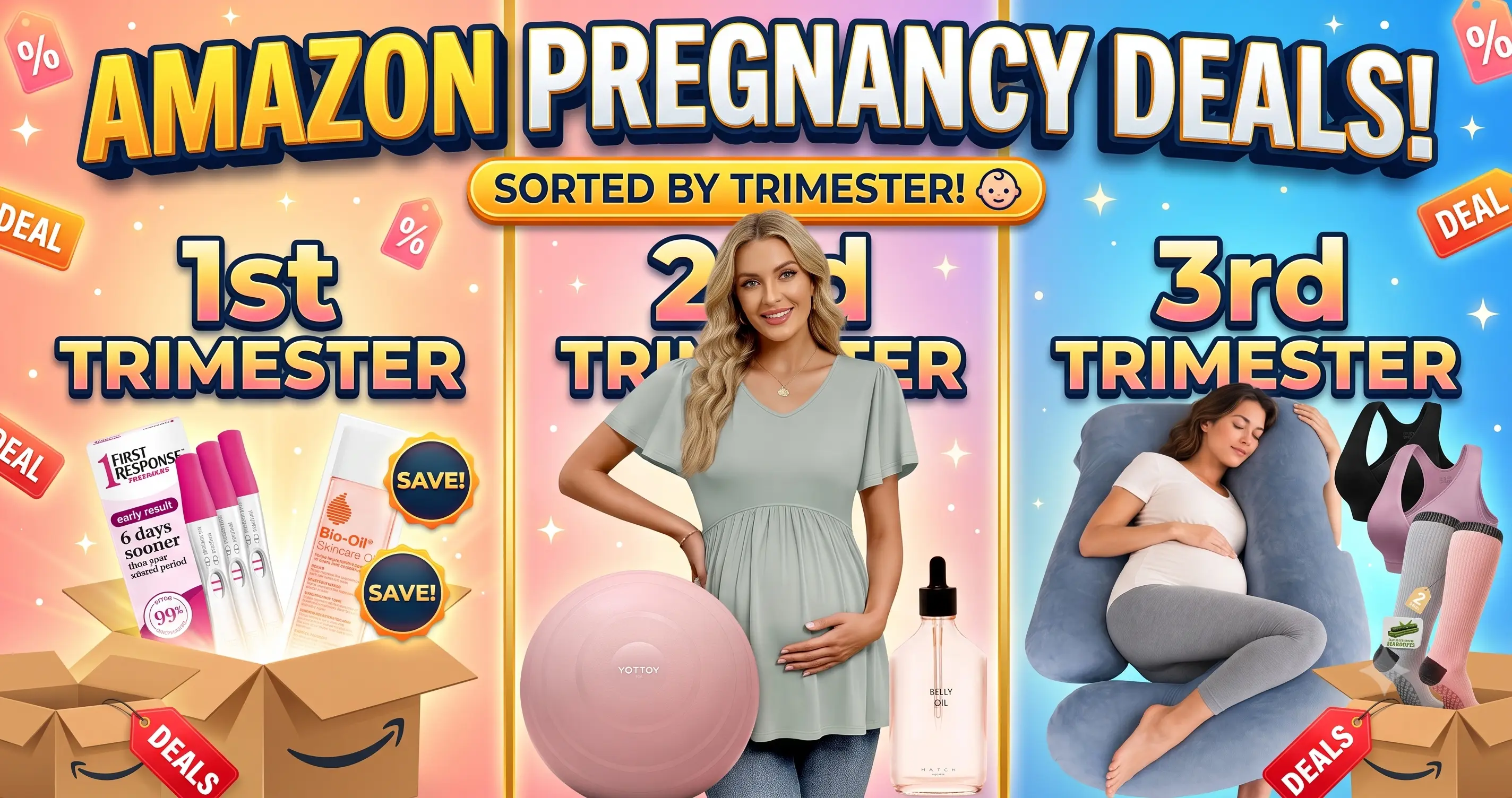 19 Best Amazon Pregnancy Deals Right Now (2026): Sorted by Trimester 1 19 best Amazon pregnancy deals right now 2026 sorted by trimester