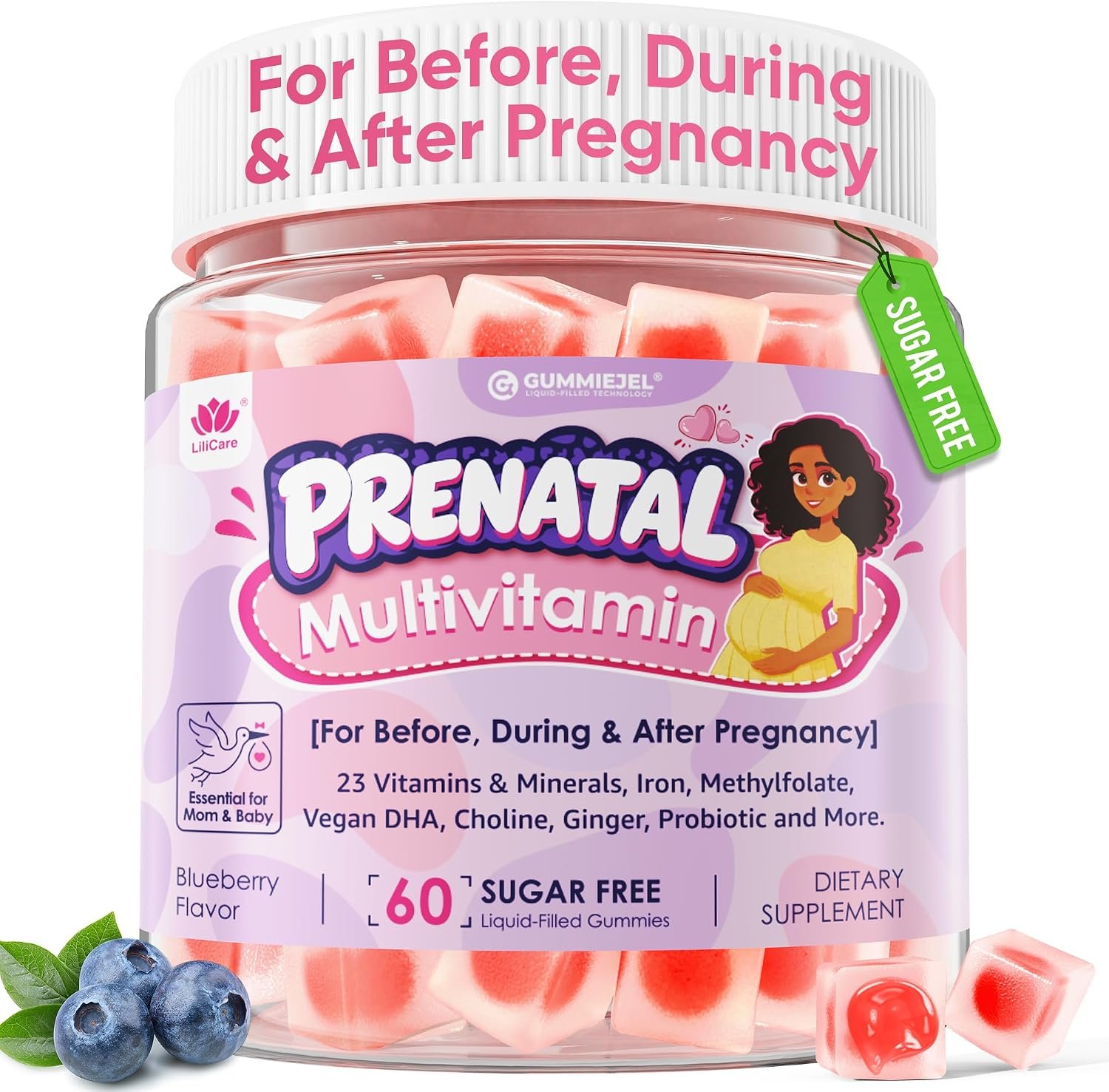 19 Best Amazon Pregnancy Deals Right Now (2026): Sorted by Trimester 10 LILICARE Prenatal Gummies with DHA